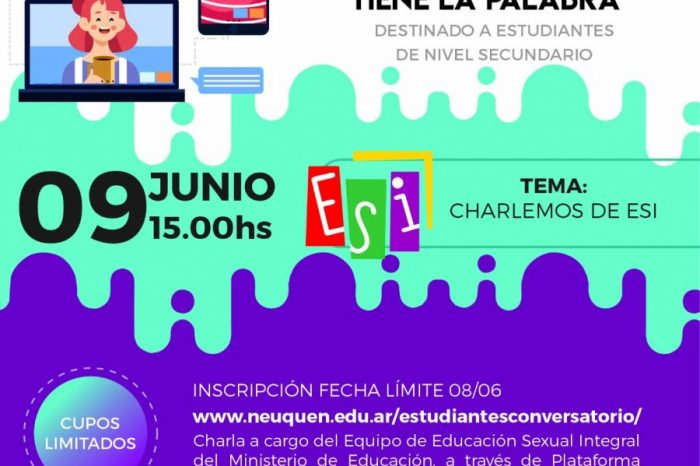 La ESI será eje de un ciclo de conservatorios "La comunidad educativa tiene la palabra"
