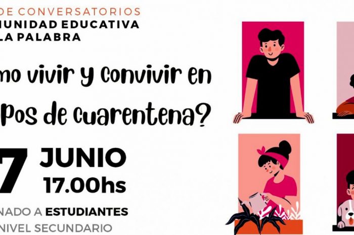 Nuevo ciclo de conversatorios para estudiantes y docentes “La comunidad educativa tiene la palabra”