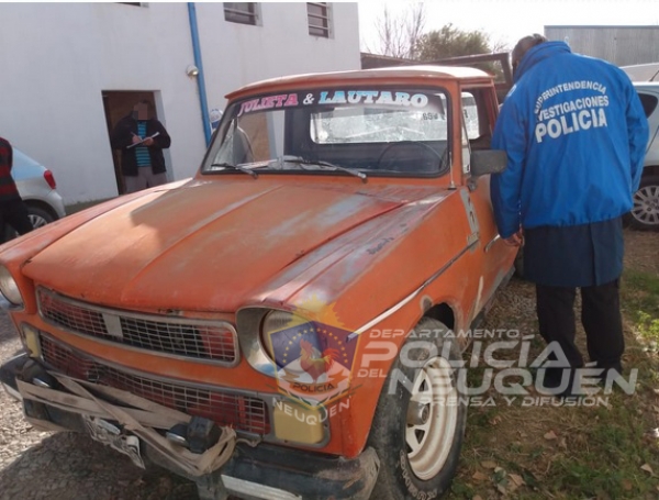 Fue a verificar la camioneta pero tenía pedido de secuestro