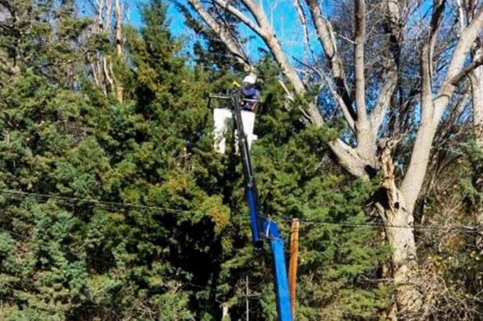 Plan de trabajos en el sistema eléctrico del departamento Minas