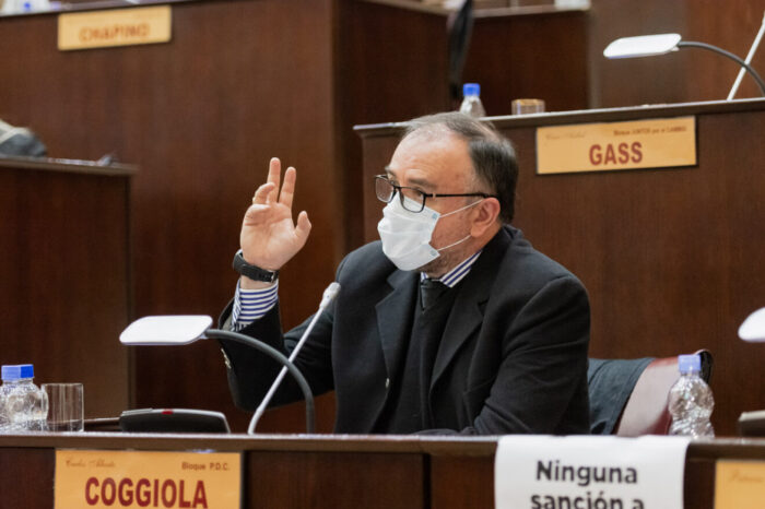 El diputado Carlos Coggiola (PDC) consulta sobre la construcción de parques eólicos en Zapala