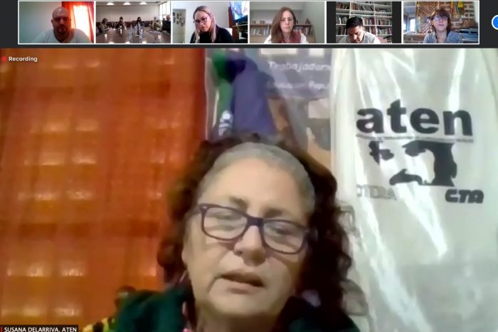 Referentes de ATEN se sumaron al debate de la ley “Cielo López”