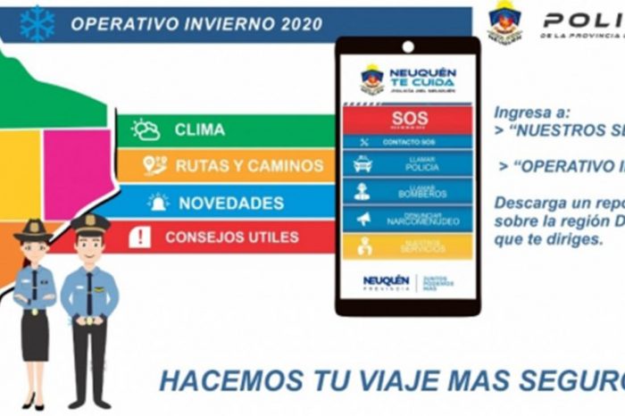 La Aplicación “Neuquén Te Cuida” incorpora información actualizada sobre el Operativo Invierno