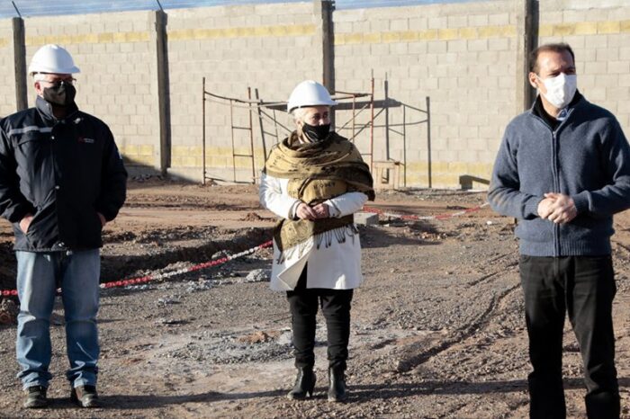 Gutiérrez inauguró y recorrió obras en Senillosa
