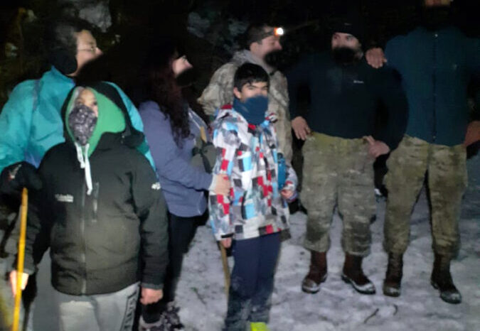 Rescatan a 5 personas en el Área de Laguna Rosales