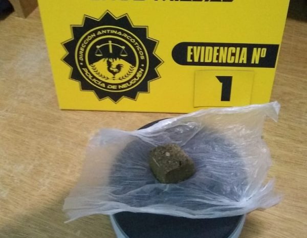 Chos Malal: Demoran a un individuo con estupefacientes en su poder