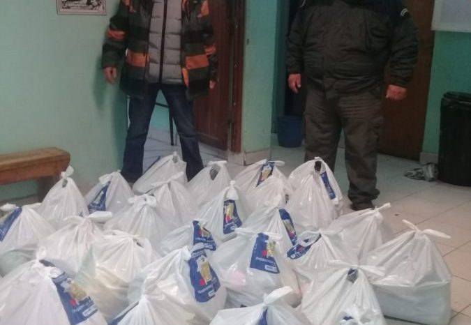 El Parque Nacional Lanín entregó 106 módulos alimentarios a 3 escuelas rurales