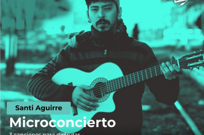 El Ministerio de las Culturas invita al “Microconcierto” de Santiago Aguirre a través del Banco de la Música