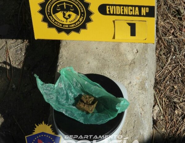 Secuestran estupefacientes un poder de un hombre
