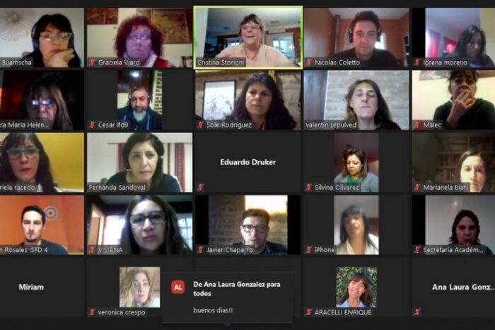 La ministra Storioni comenzó una rueda reuniones de trabajo de cara al regreso presencial educativo