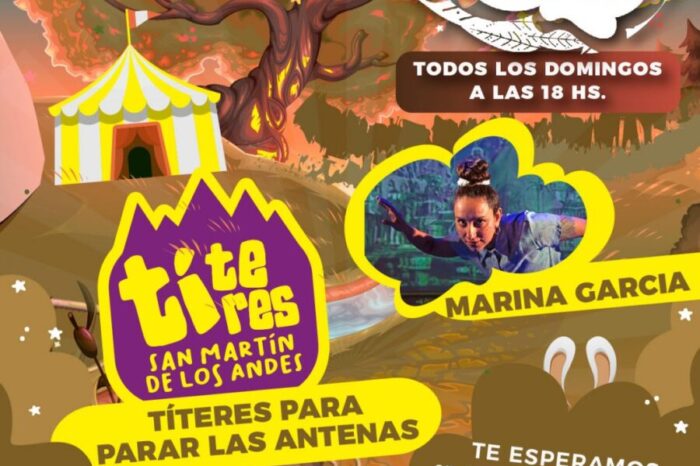 El domingo en el “Ciclo para las Infancias” con “Titirintena y Marina García