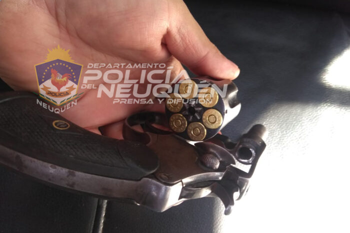 Plottier: Secuestran un arma de fuego y municiones en un procedimiento policial