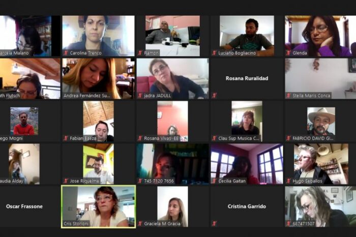 Storioni continuó la agenda de mesas de trabajo y diálogo con equipos supervisivos y distritos escolares