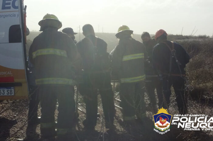 Bomberos del Cuartel Central colaboró con el evacuación de una persona lesionada