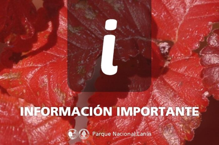Continúan la suspensión de las actividades en la zona centro del Parque Nacional Lanín