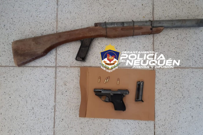 En allanamientos secuestran municiones, 1 armas de fuego, 1 tumbera y demoran a 16 personas