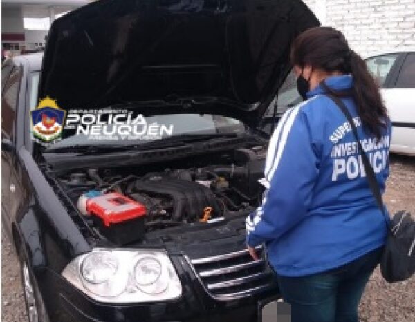 Secuestran un automóvil involucrado en un ilícito