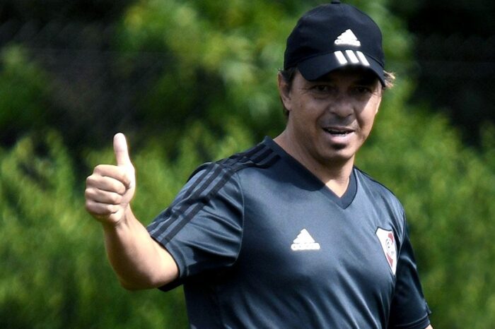Gallardo piensa en dos equipos para jugar los partidos de la Libertadores
