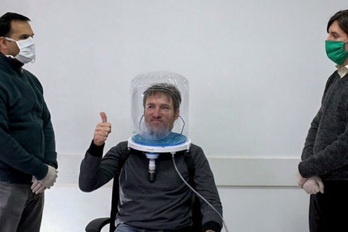 Siete provincias usan cascos de oxígeno para evitar que pacientes con Covid-19 necesiten respirador