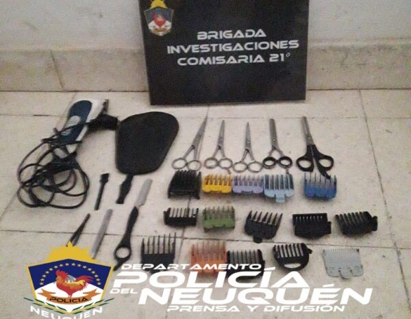 Recuperan elementos robados en un allanamiento