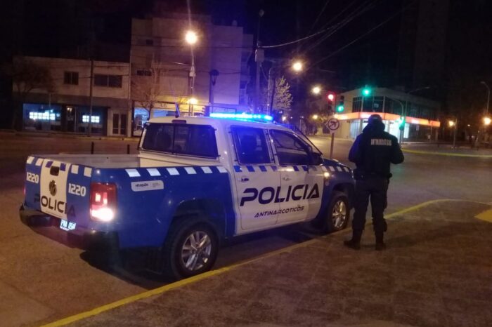 Personal de la Dirección Antinarcóticos de Neuquén realizó varios operativos preventivos en la zona capitalina