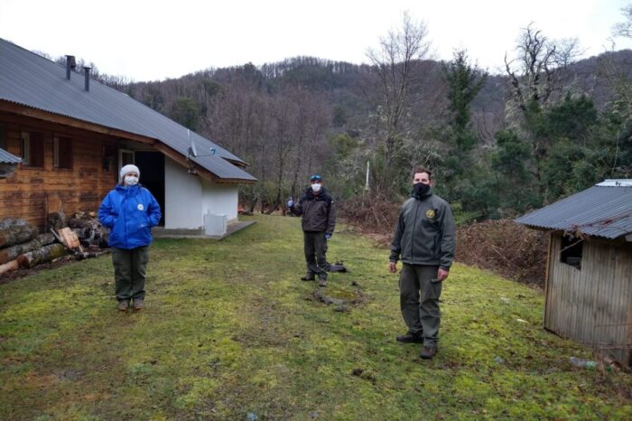 Brigadistas del Parque Nacional Lanín ya están cumpliendo con la cuarentena obligatoria
