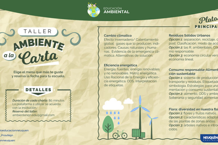Educación impulsa el taller de ambiente a la carta