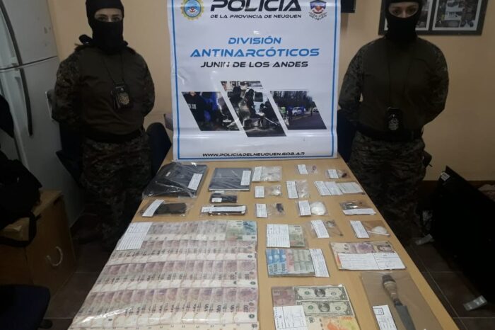 Desbaratan un Kiosco Narco en pleno centro de San Martín de los Andes