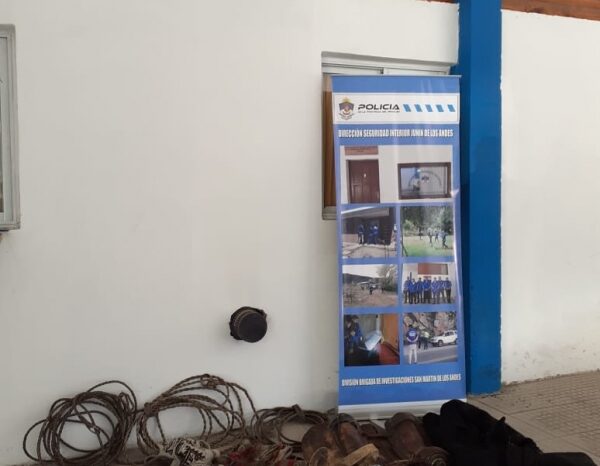 Personal de Brigada recuperó elementos robados en San Martín de los Andes