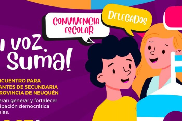 Invitan al primer encuentro de “Tu Voz Suma”, destinado a estudiantes de secundaria