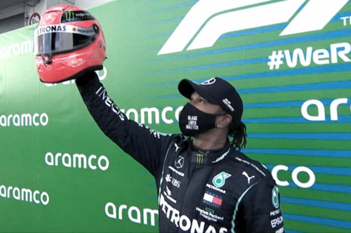 Hamilton hace historia en Nürburgring al igualar el récord de victorias en la Fórmula 1