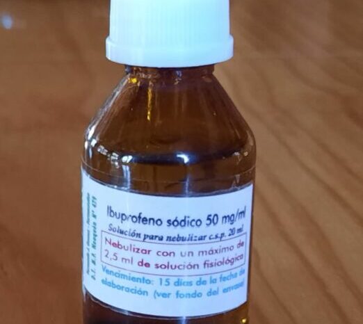 Ibuprofeno Nebulizable: En Junín de los Andes se está preparando la fórmula magistral