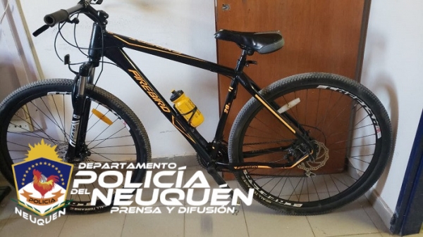 Rápido accionar policial permitió recuperar una costosa bicicleta robada