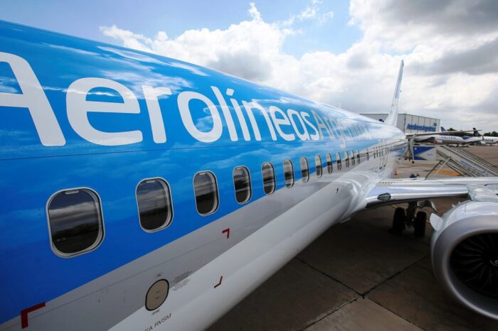Aerolíneas Argentinas reinició sus vuelos de cabotaje