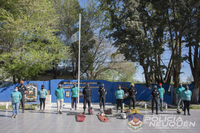 Dirección Bomberos: Capacitó en "Rescate Vehicular" a personal de Dirección Prov. Seguridad Vial