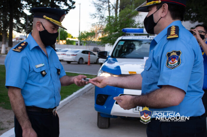 Peralta entregó nuevos móviles a distintas Áreas de Seguridad de la provincia