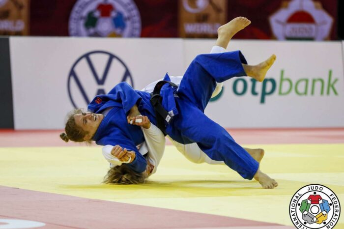 Pareto ganó la medalla de plata en Budapest en su regreso al judo tras 14 meses