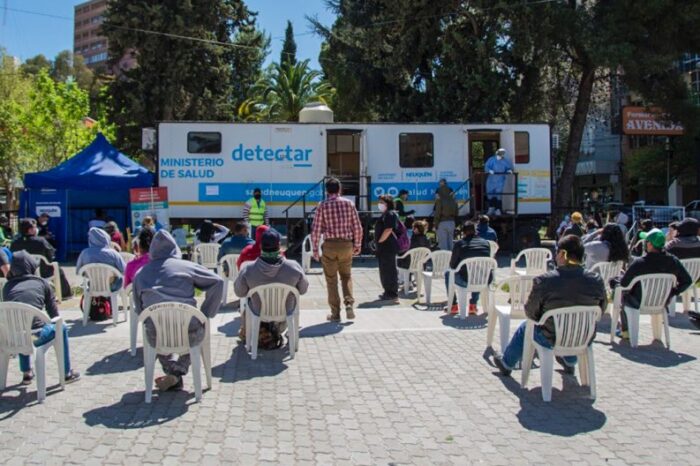 DetectAR Federal: el fin de semana largo se hicieron 459 hisopados en Neuquén