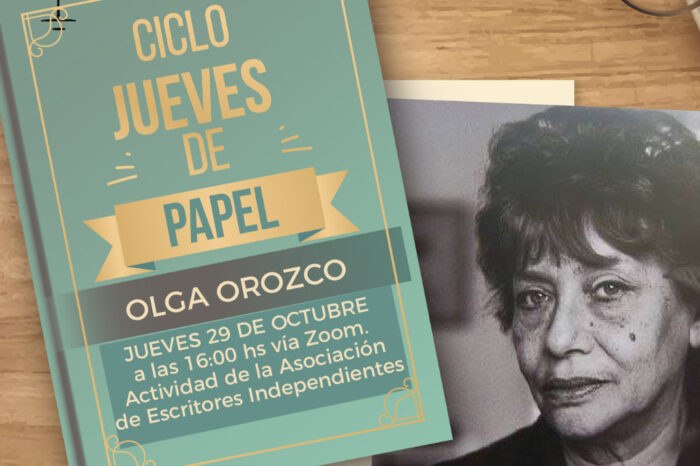 El ciclo “Jueves de Papel” leerá a Olga Orozco