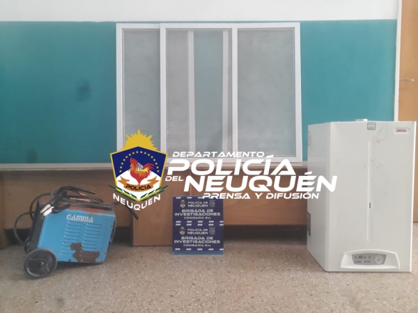 Recuperan elementos robados en un allanamiento