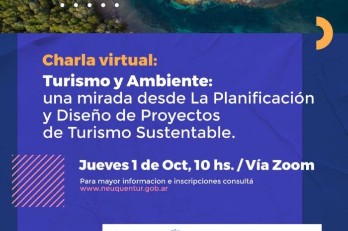 Turismo brindará una charla virtual sobre Turismo y Ambiente