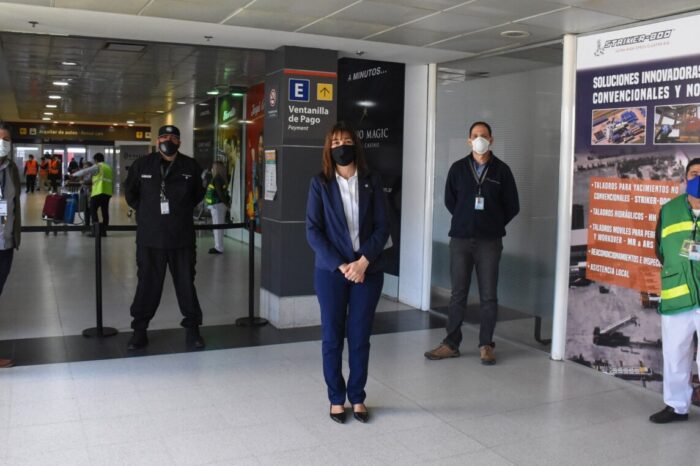Focarazzo recibió al primer vuelo y destacó la reactivación