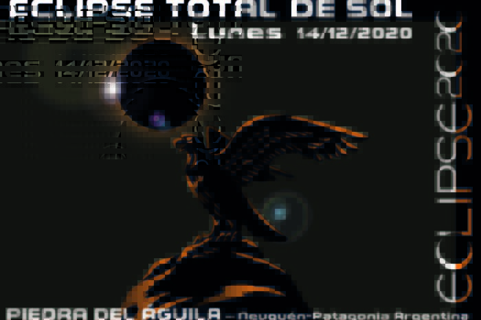Piedra del Águila y la sombra lunar