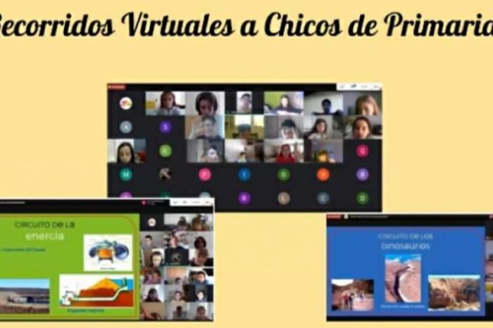 Los guiados virtuales de Villa El Chocón son un éxito en las escuelas