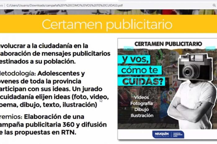 Se presentó la campaña de sensibilización: “¿Y vos, cómo te cuidás?”