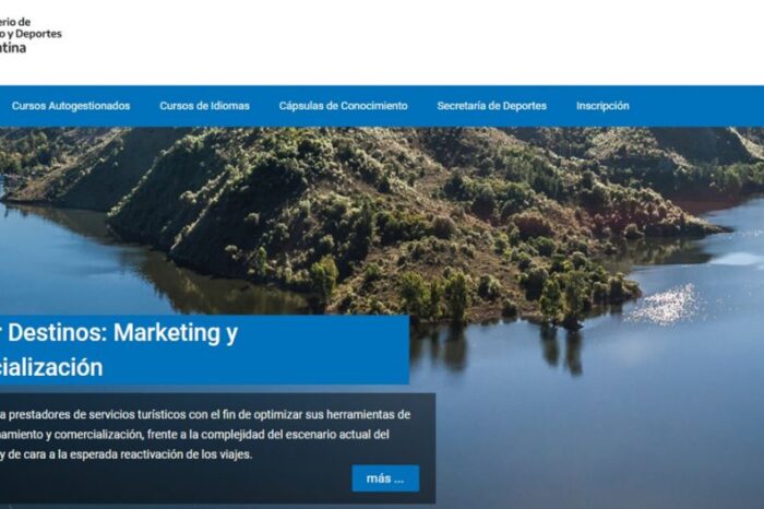 Turismo de Provincia invita a Cursos Virtuales de Nación