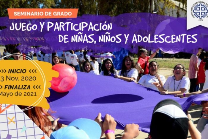 Están abiertas las inscripciones al Seminario de Juego y Participación