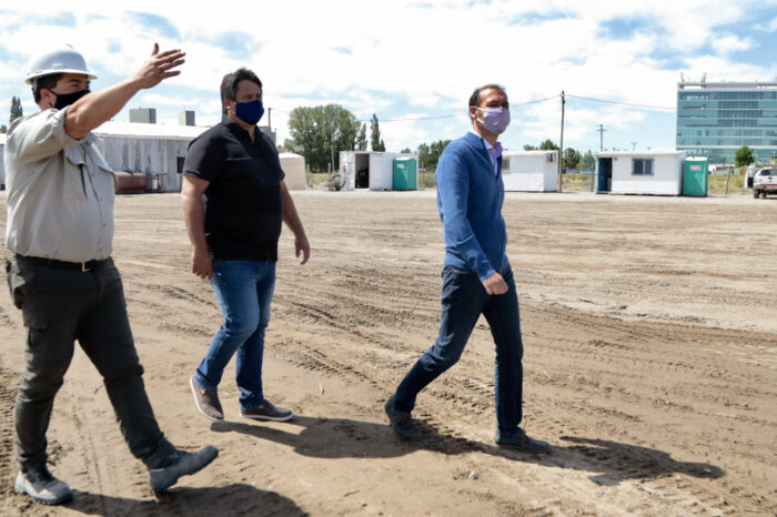 El gobernador recorrió las obras del Centro de Exposiciones y Convenciones