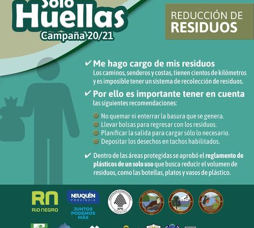 Campaña de prevención “Solo Huellas 20/21”: Me hago cargo de mis residuos
