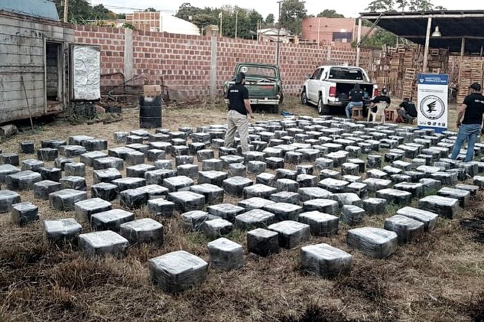 Incautaron casi tres toneladas de marihuana en Misiones